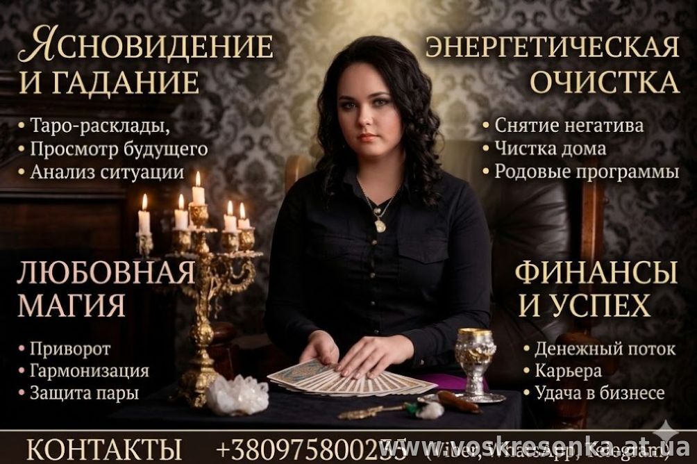 Услуги таролога Днепр.